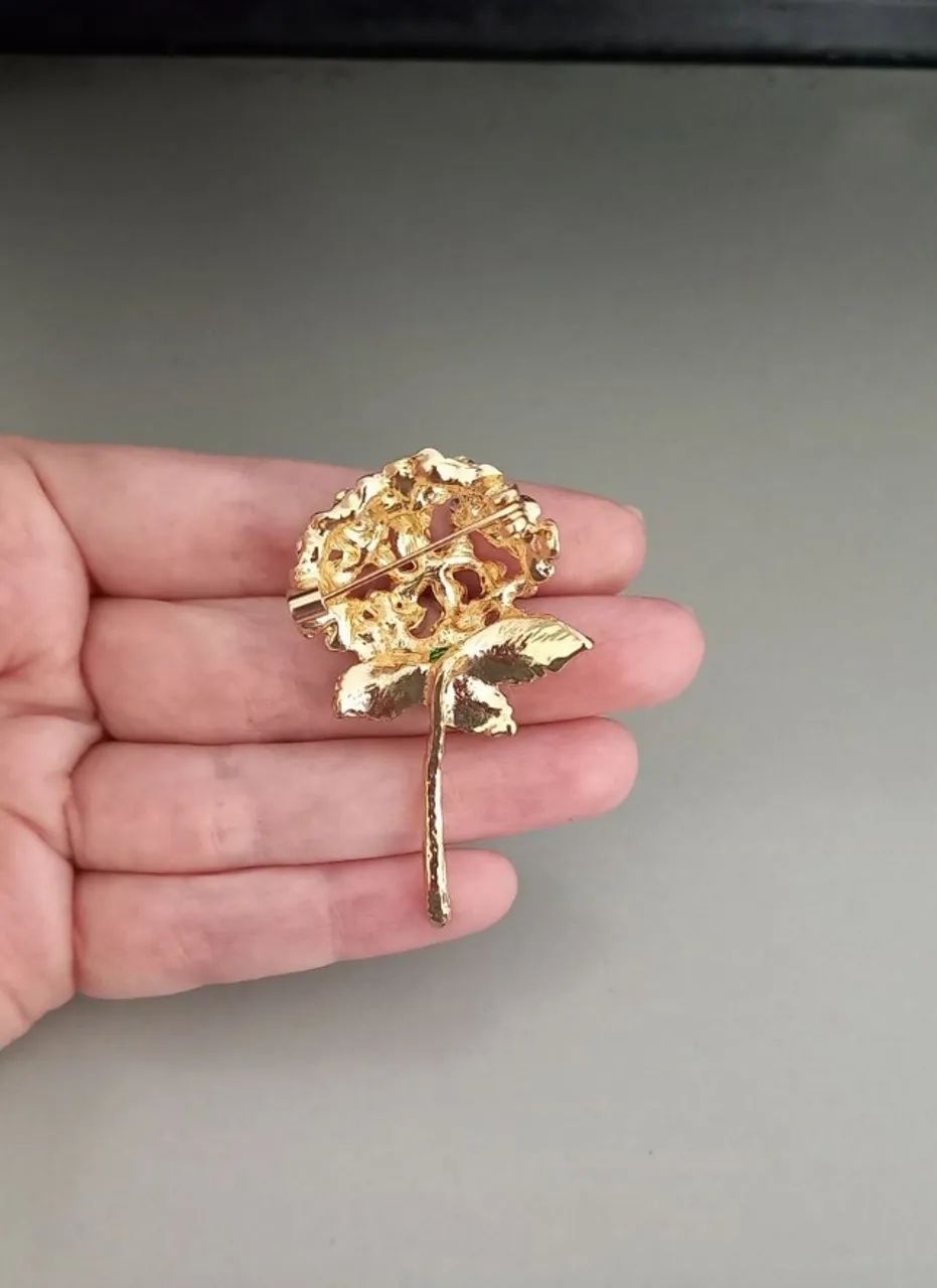 Broche de Flor Hortênsia Elegante (novo) - Foto 5