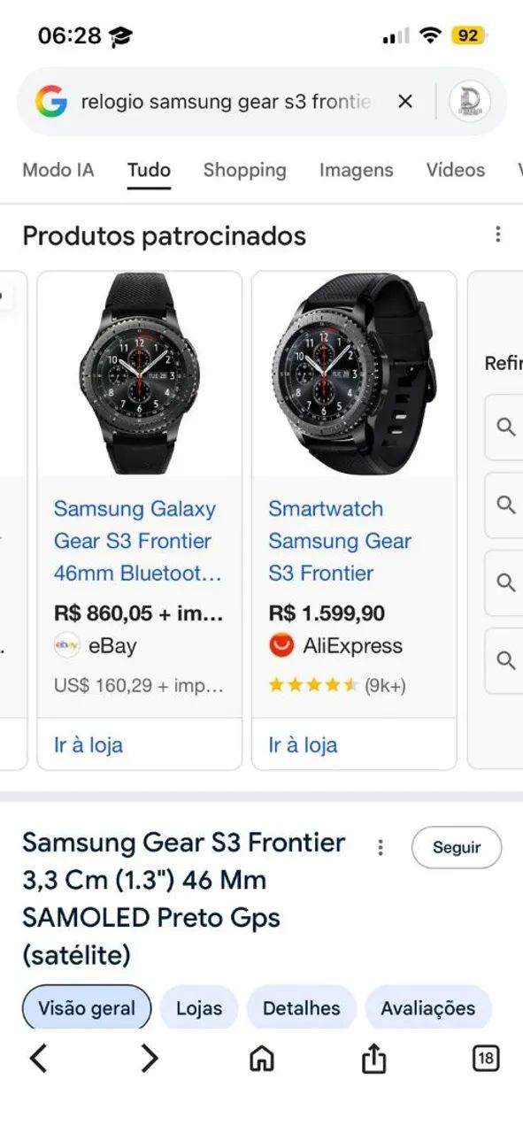 Relógio Samsung Galaxy Gear S3 - Foto 4