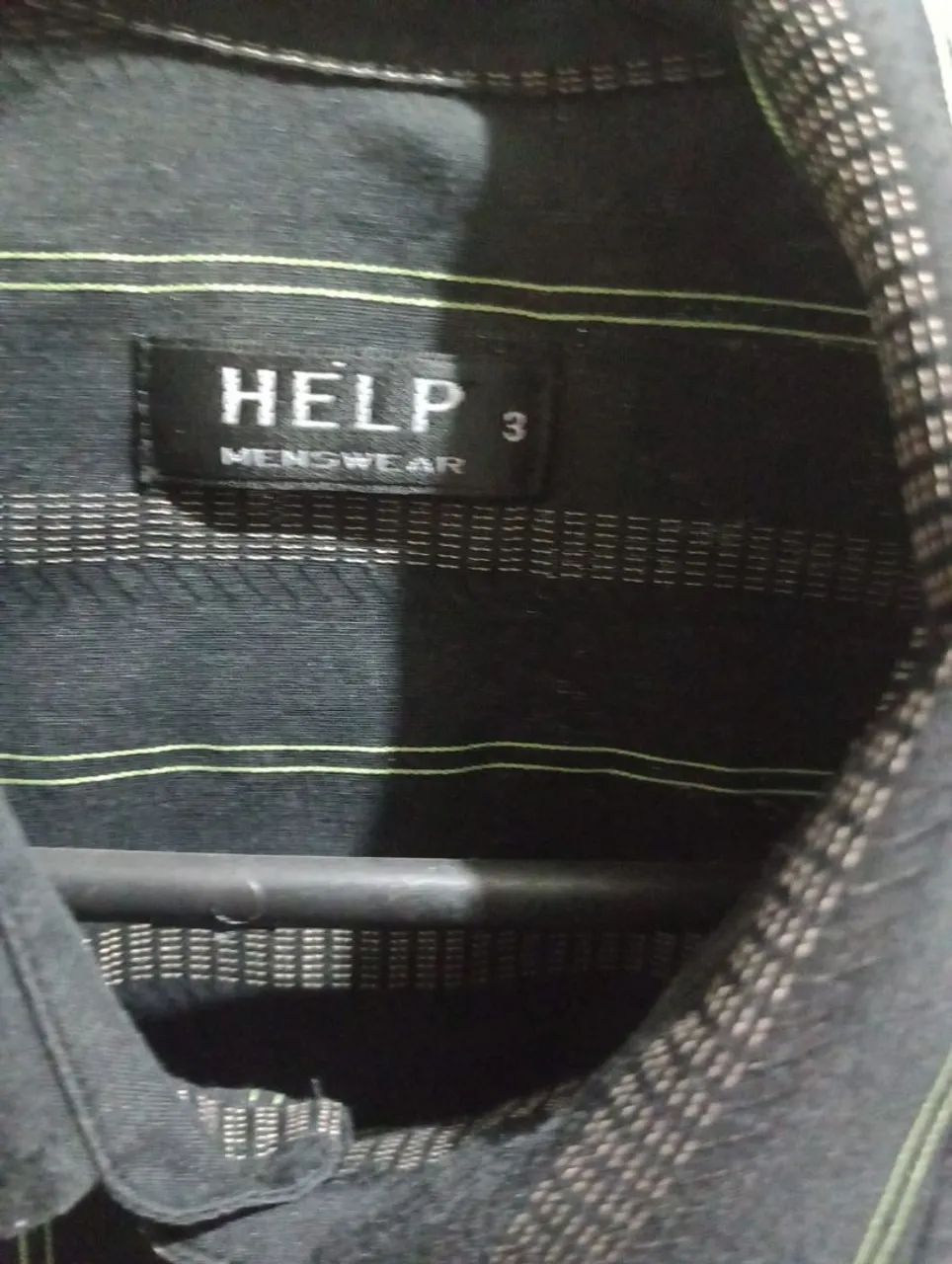 Camisa HELP  (P)+ gravata - Foto 2