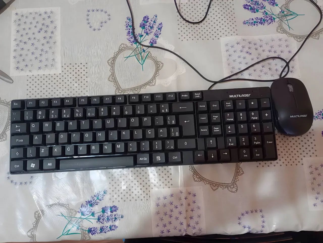 Kit teclado e mouse Multilaser 