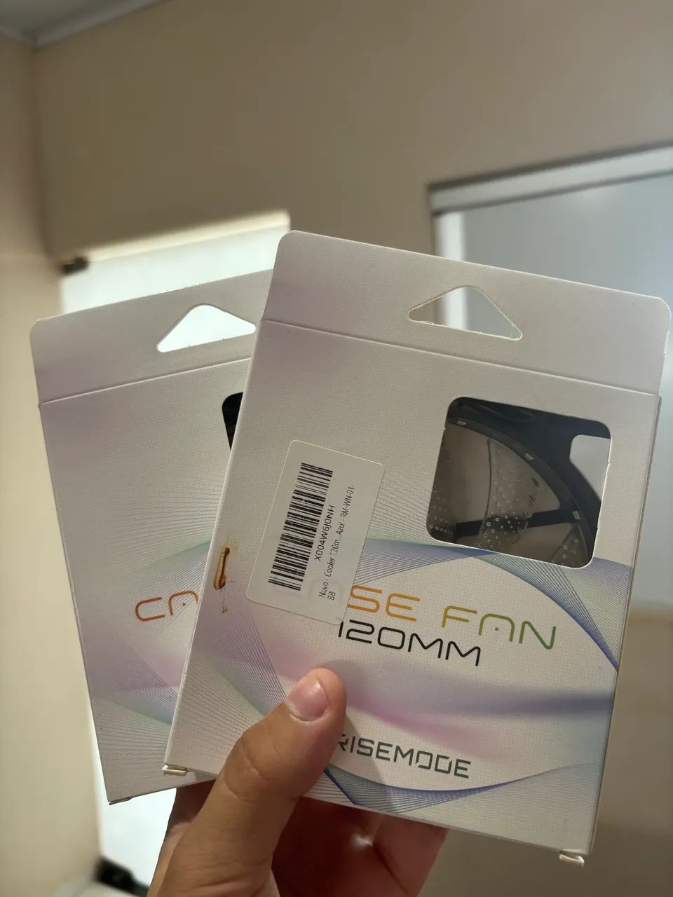 CASE FANS 120MM LED BRANCO - Foto 4