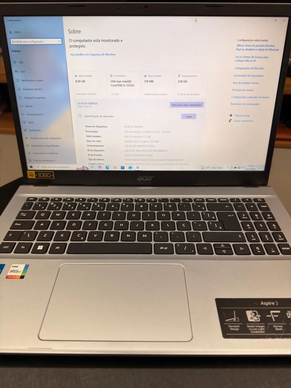 Notebook Acer Core I5 12Ger - Foto 4