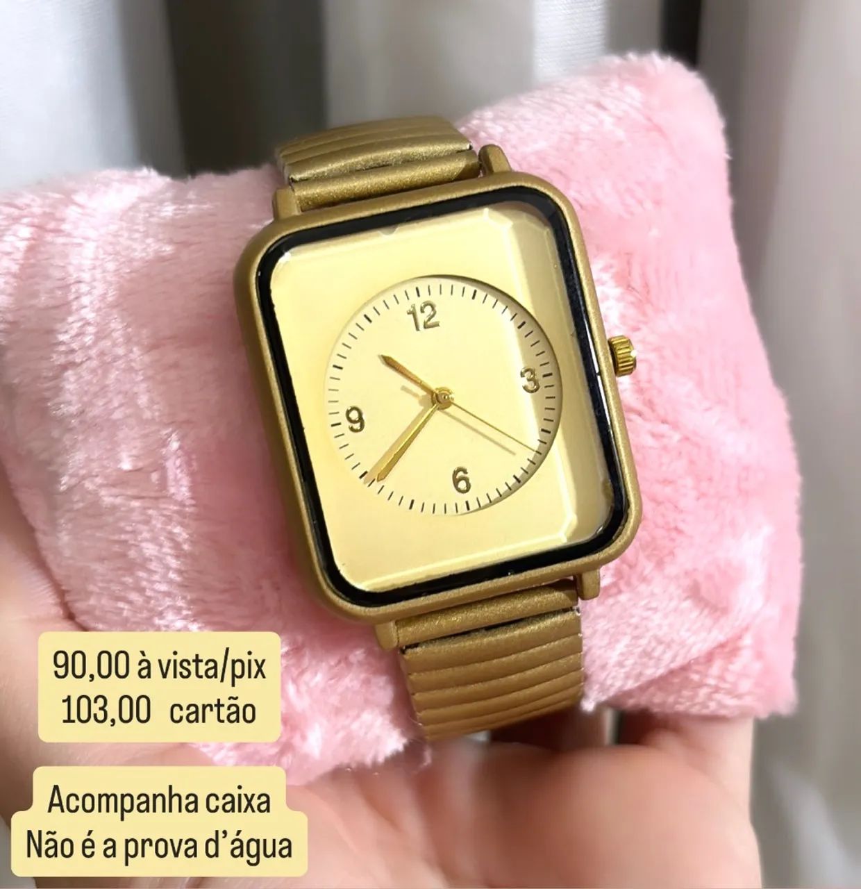 Relógio Feminino Dourado  - Foto 3