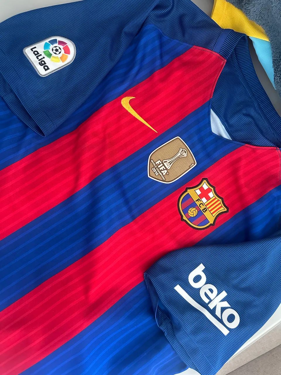 Camisa Barcelona 2016 ORIGINAL com patch mundial + Neymar11