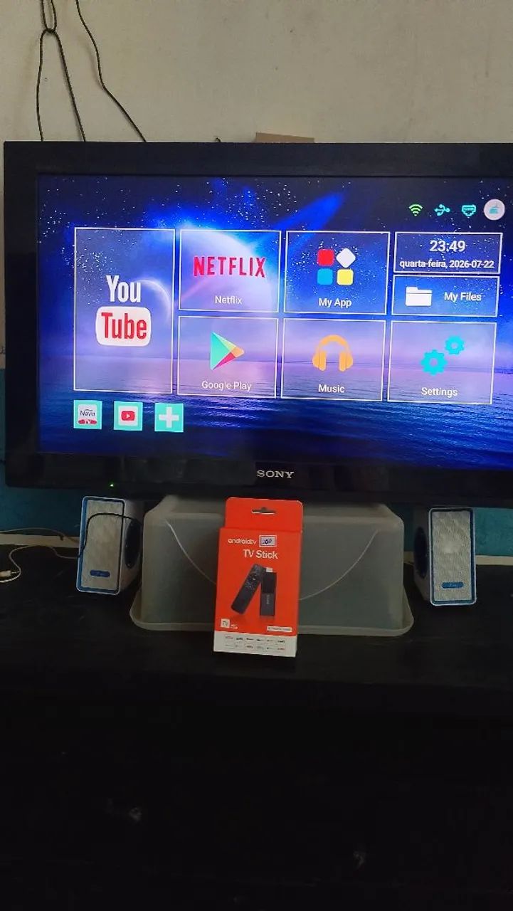 Tv sony 39 polegadas digital + TV Stick 