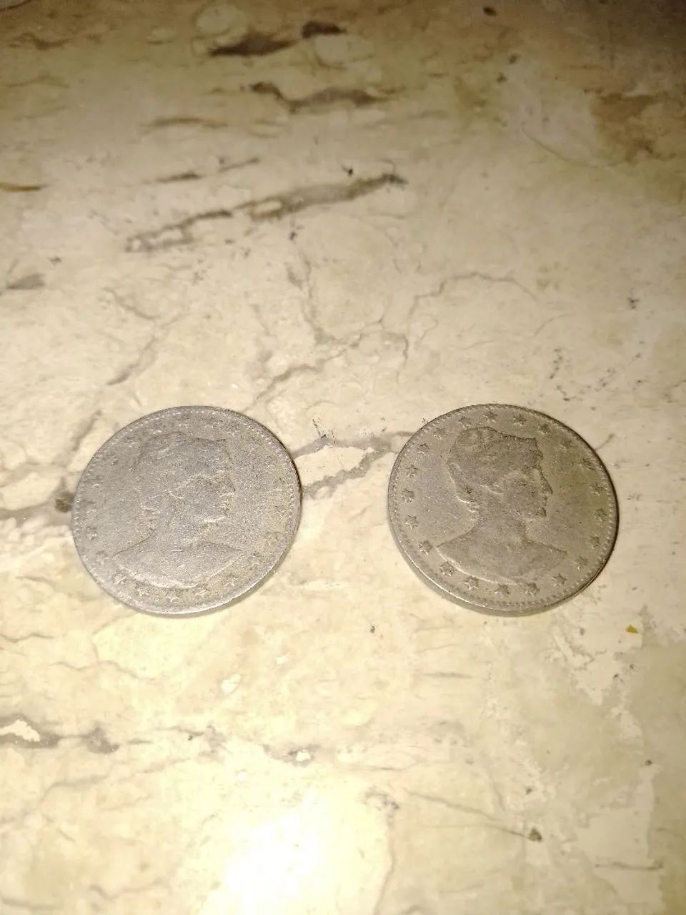 Moedas antigas de 100 reis - Foto 2