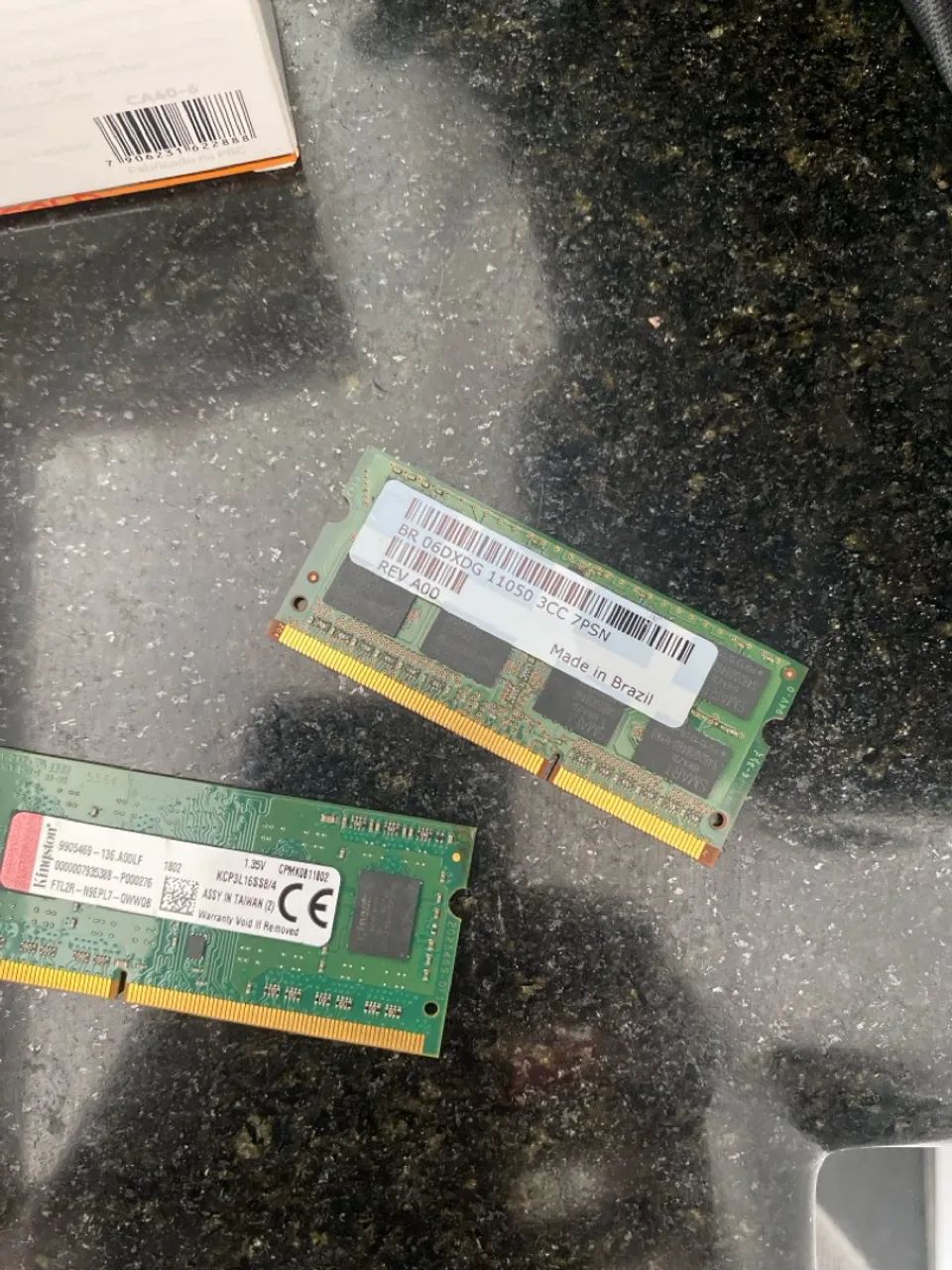 Pente de memória ram 4gb