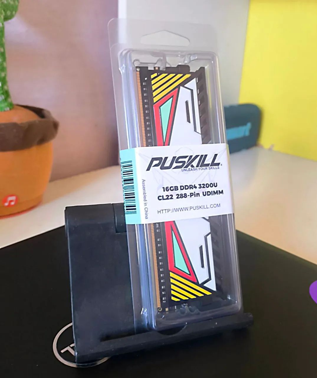Memória Ram Desktop puskill 16GB DDR4 3200mhz