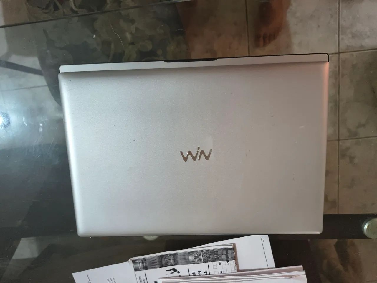 Notebook wn Win 11 500 gigas e 4 de ram, perfeito para estudar