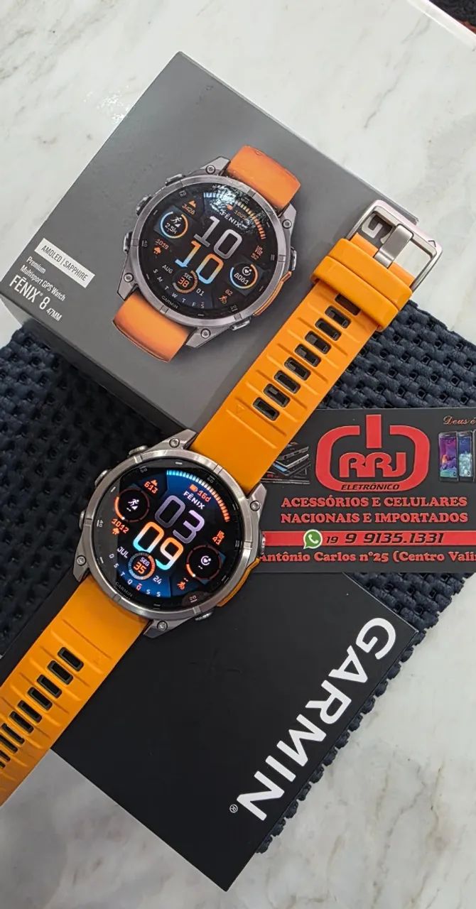 Garmin Fénix 8 47mm Amoled Safira - Foto 5