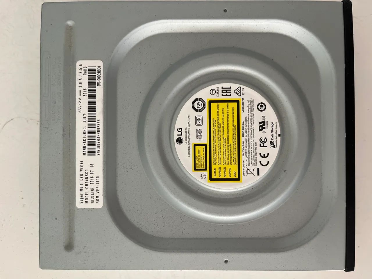 Leitor de CD e DVD