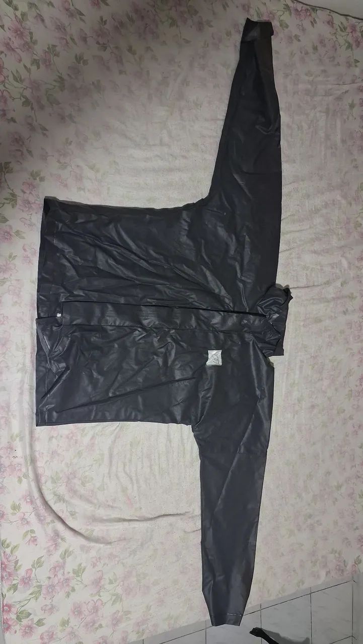 Capa mais jaqueta impermeável para motoqueiro  - Foto 3