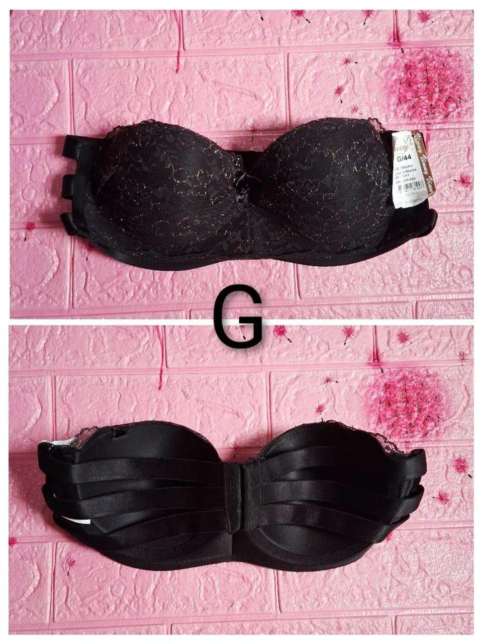 Sutiã tomara que caia preto G