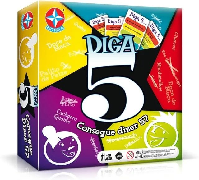 Jogo Diga 5 Estrela Acima De 10 Aanos Original Lacrado