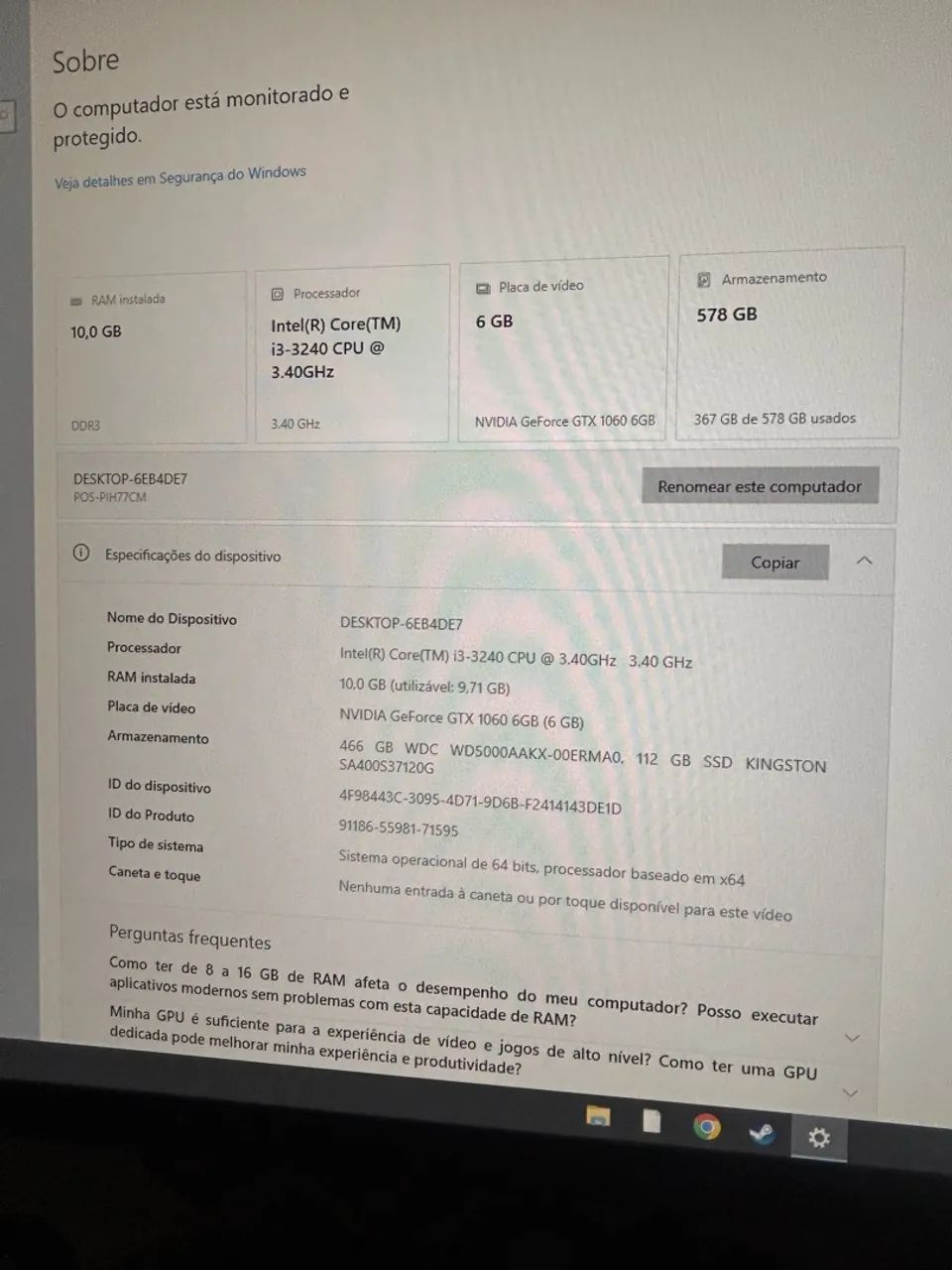 pc vendo ou troco  - Foto 2