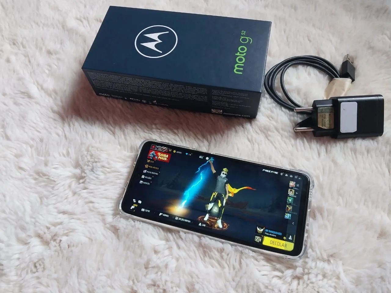 Moto G52 5g + NFC IMPECÁVEL completo  - Foto 2