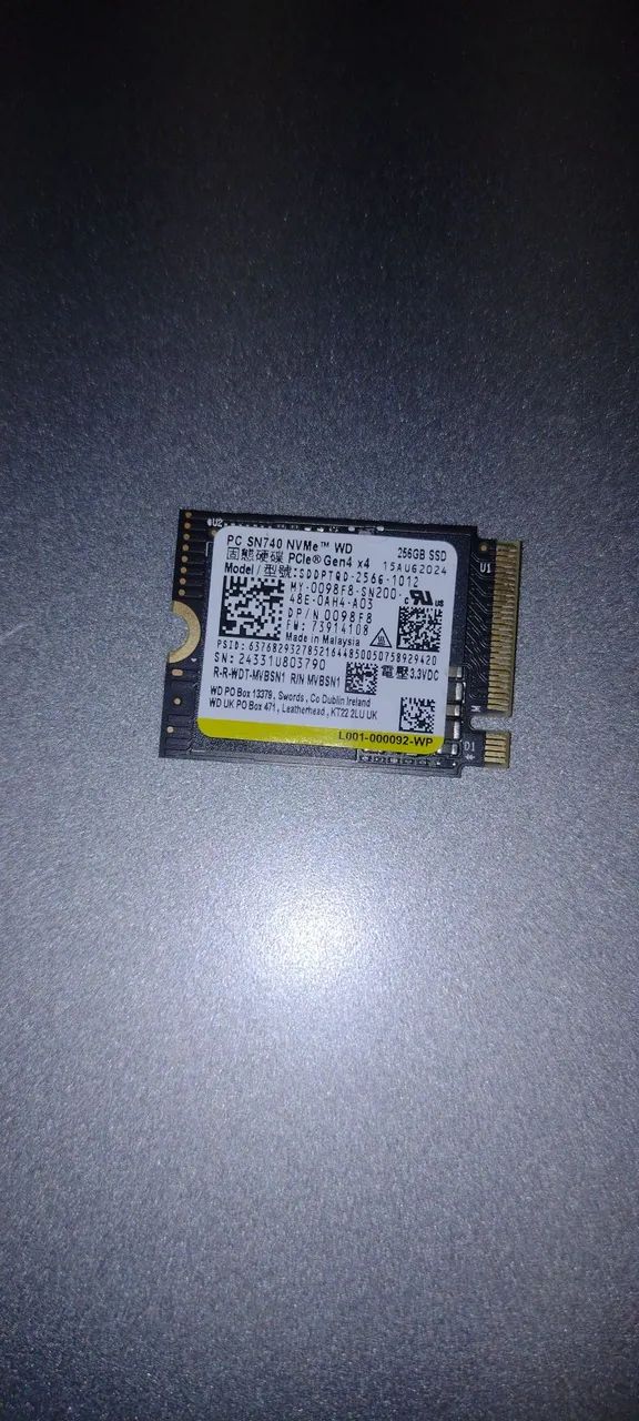 SSD nvme 256gb ger 4x4 - Foto 2