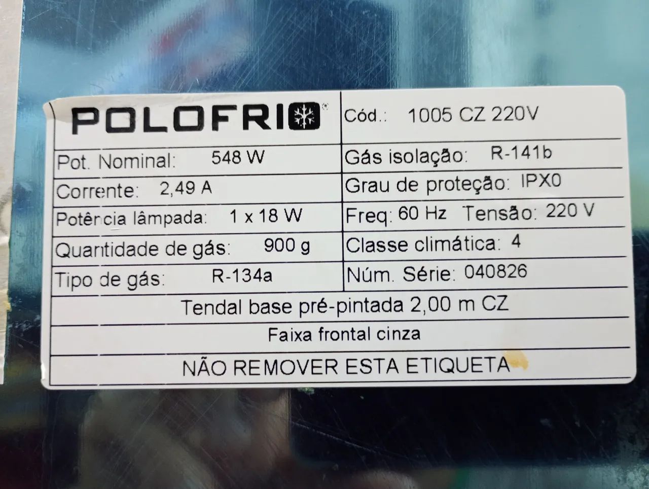 Expositor para carnes Polo Frio, 2 metros - Foto 5