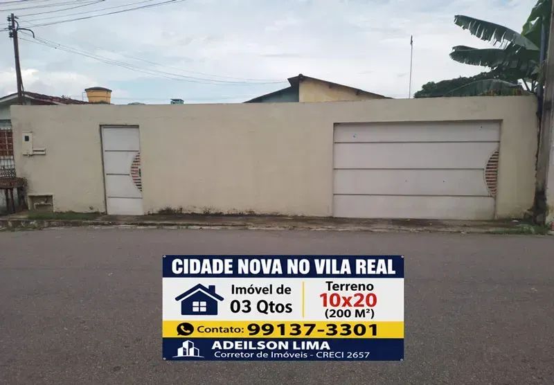 CIDADE NOVA, Ótimo Imóvel de 03 Quartos, Terreno 10x20