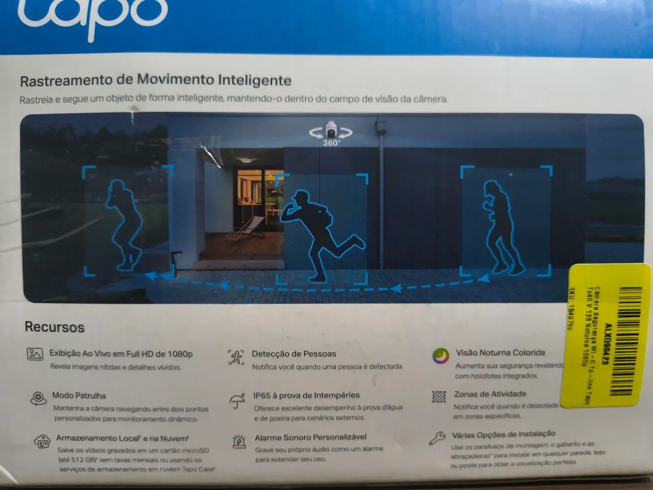 Câmera de segurança1080p Tapo Tc40 512gb - Foto 2