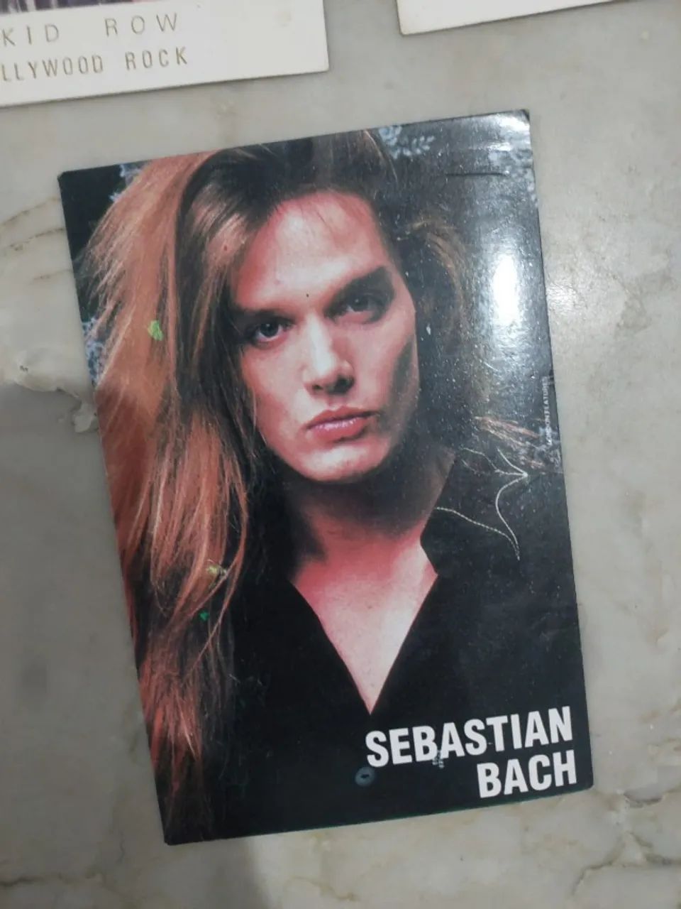 Raro cartão rock  Sebastian Bach  - Foto 4