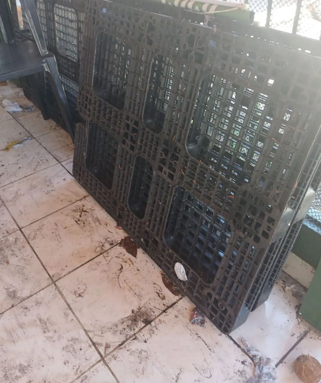 Palett's de plástico reforçado com 1,20x1000x15
