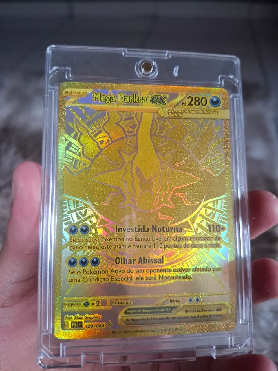 Carta Pokemon Mega darkrai ex (120/084) - Foto 3