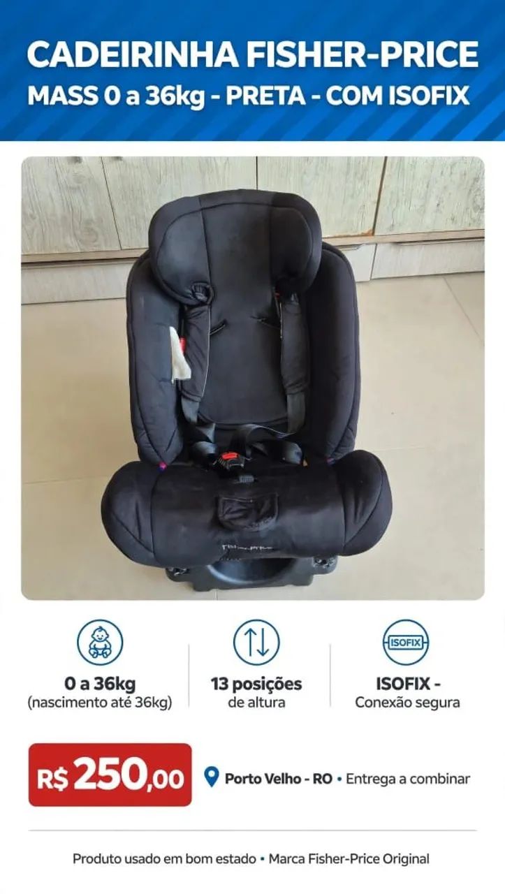 Cadeirinha de automóvel 