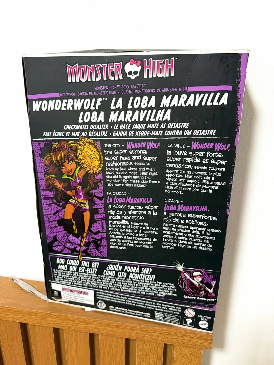 Monster high G1 clawdeen Power Ghouls LACRADA na caixa