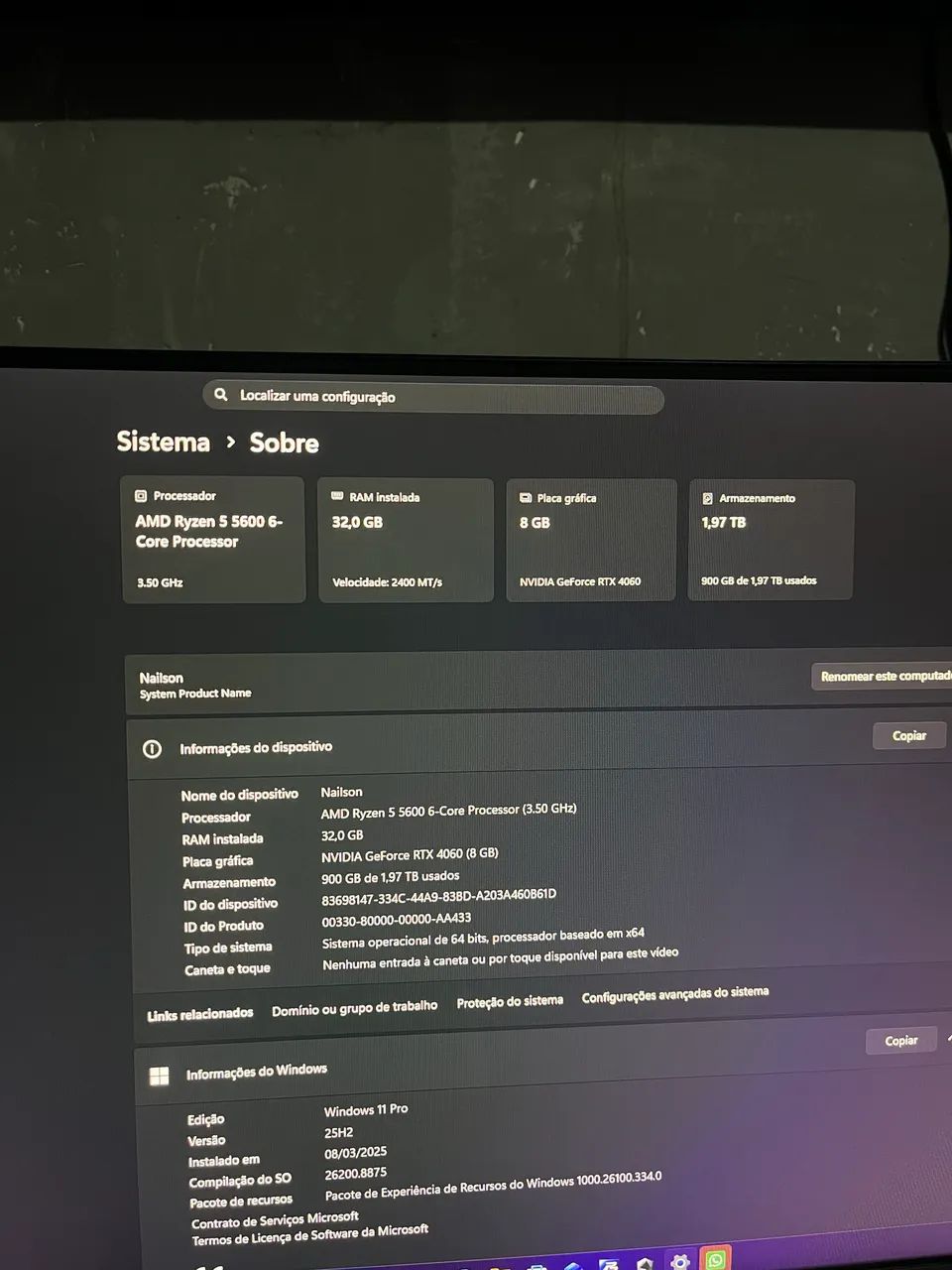 Pc gamer RTX 4060 - Foto 3