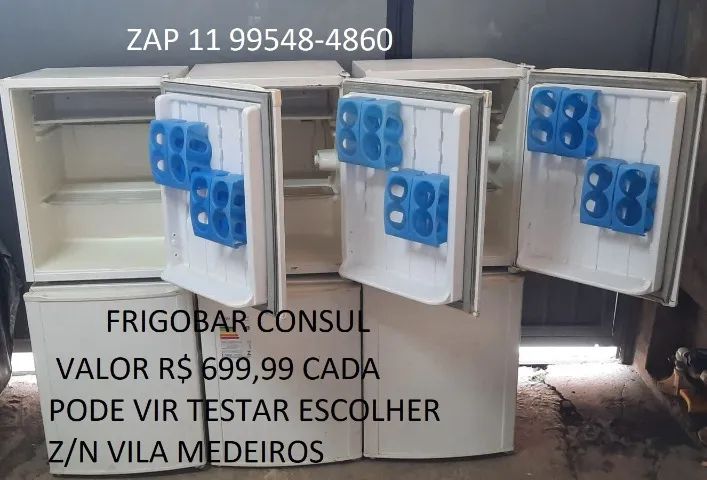 Frigobar 110v consul pode vir testar escolher o valor cada um 