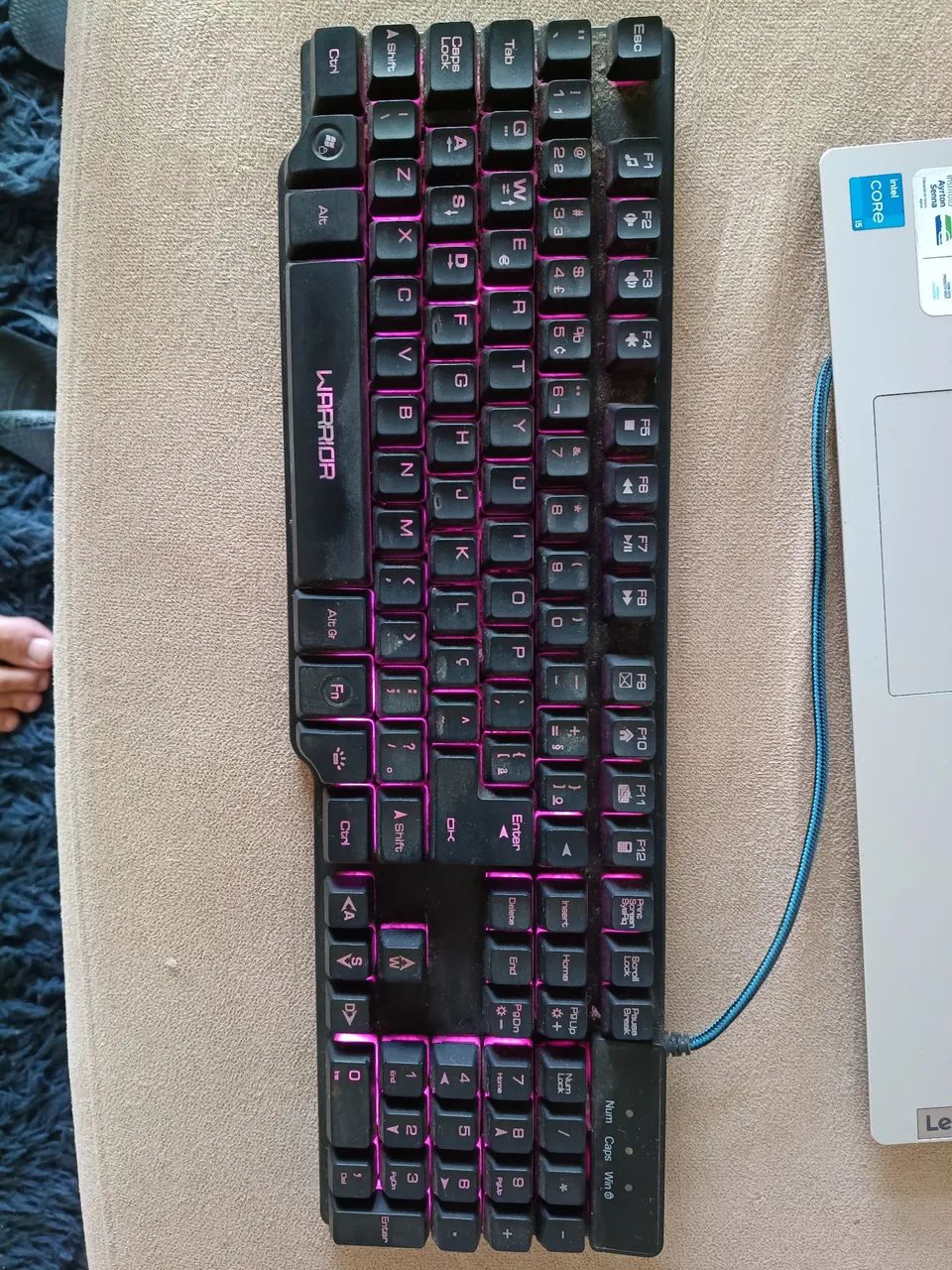 Teclado mecânico gamer Warrior  - Foto 2