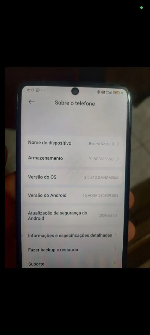 Note 13 4g 8ram 256 giga - Foto 5