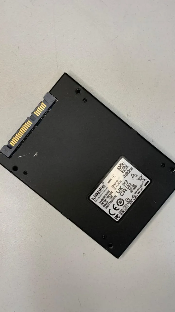 SSD SATA CRUCIAL 480GB - Armazenamento - Loteamento Villa Branca