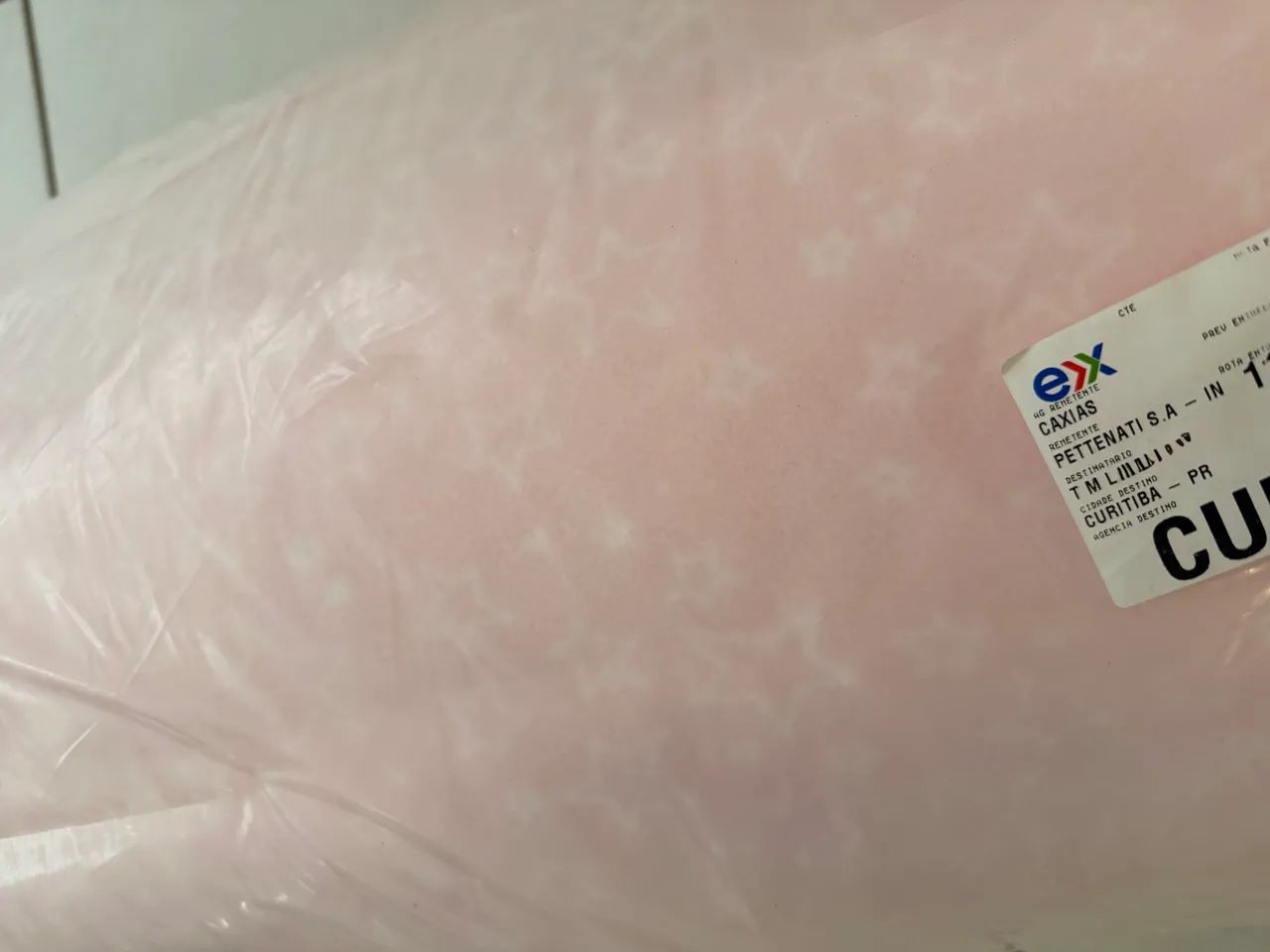 Rolo de tecido Microsoft pettenati rosa bebê  - Foto 4