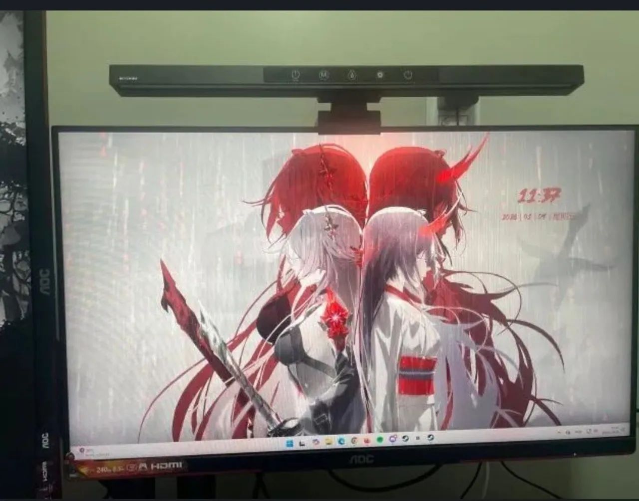 Monitor Gamer AOC Destiny 25" 240Hz 0.5ms - Modelo 25G3ZM (Impecável) - Foto 3