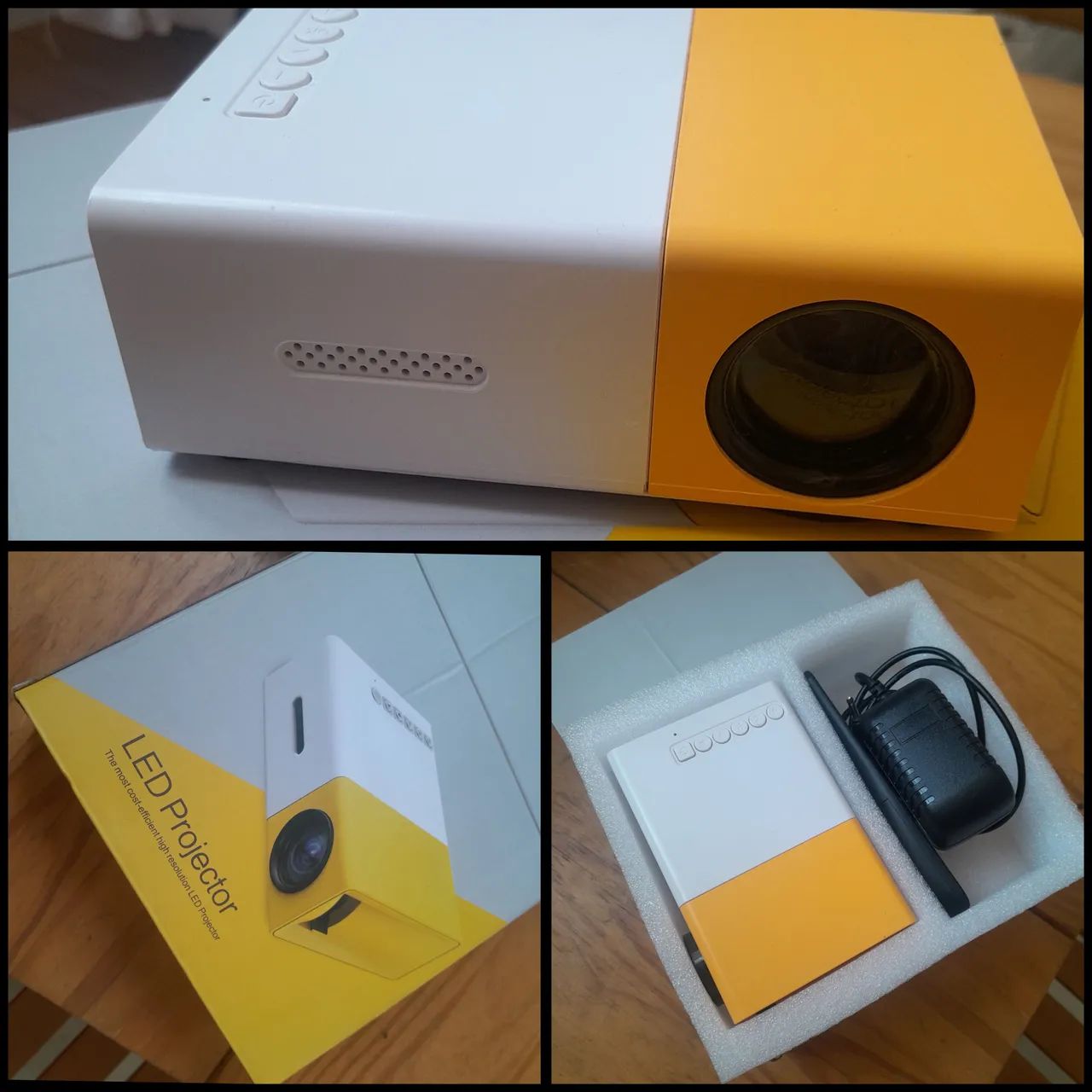 Projetor - HDMI, P2, MicroSD simples