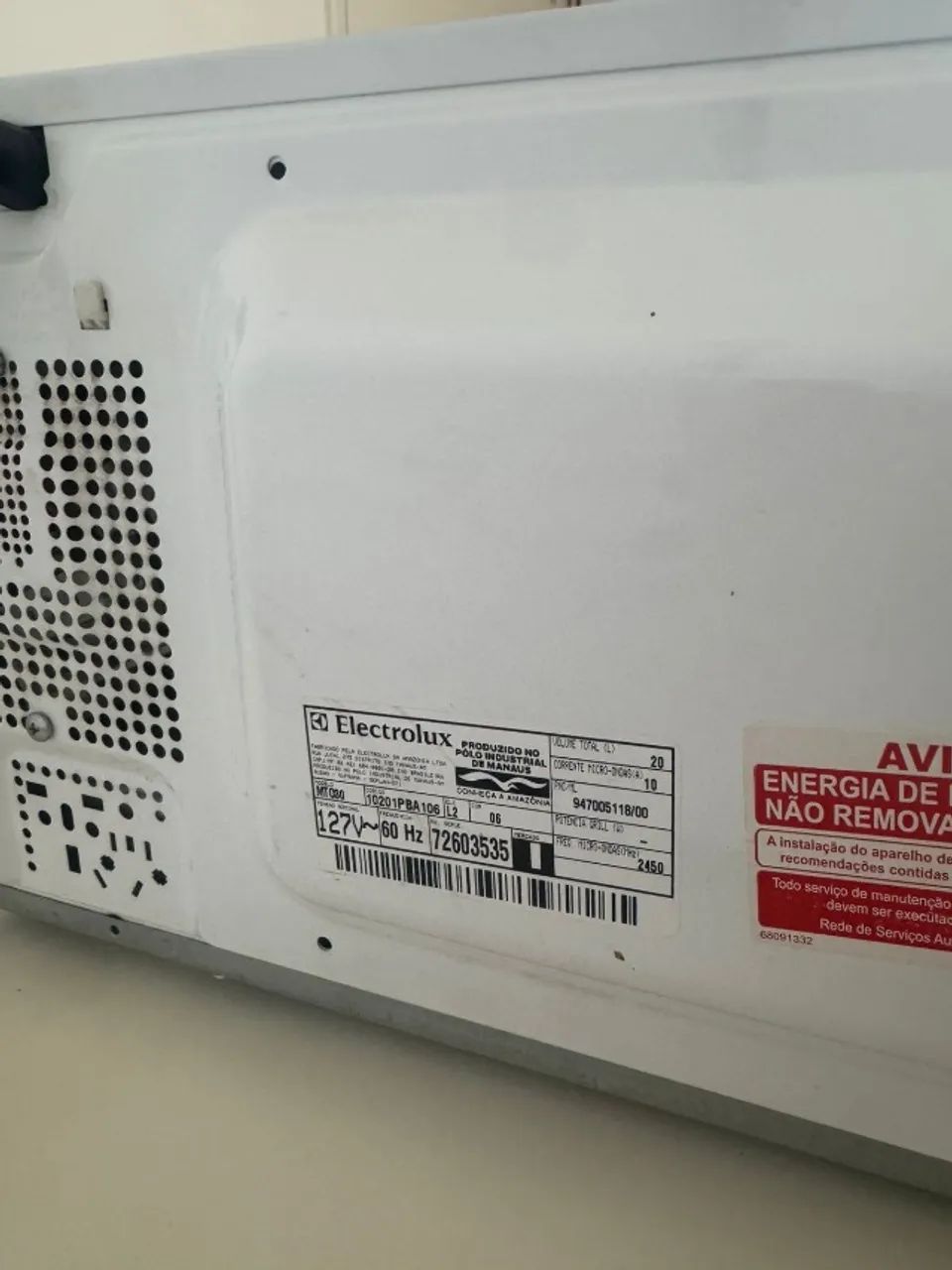 Micro-ondas Electrolux Branco - 20L - Foto 4