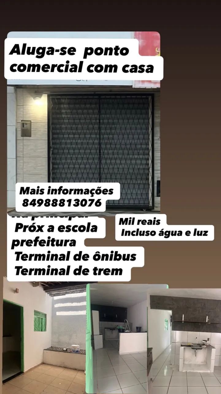 Alugasse ponto comercial com casa  - Foto 2