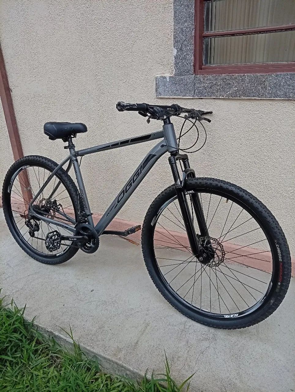 Bicicleta aro 29 alumínio cinza - Foto 2