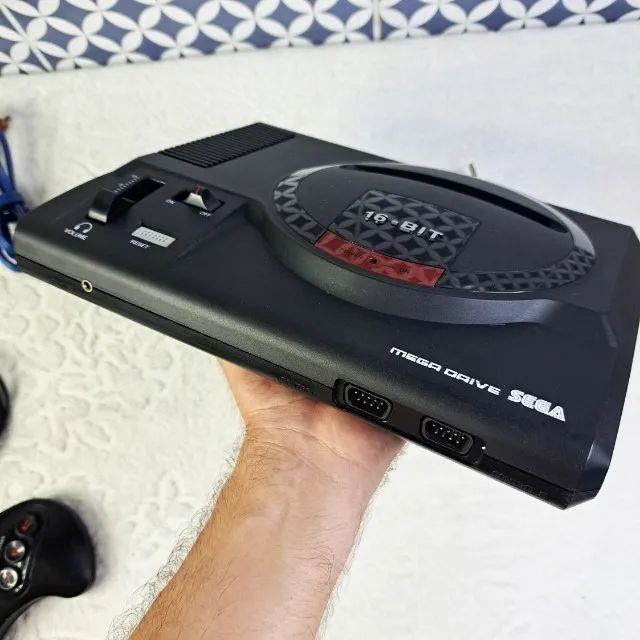 Console Mega Drive Versão 2017 Funcionando tudo 100%. Com atualização Neto. Cheio de jogos - Foto 2