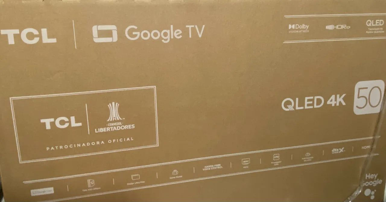 TV TCL 50" QLED 4K 50P7K Google TV -  nova  - Foto 2