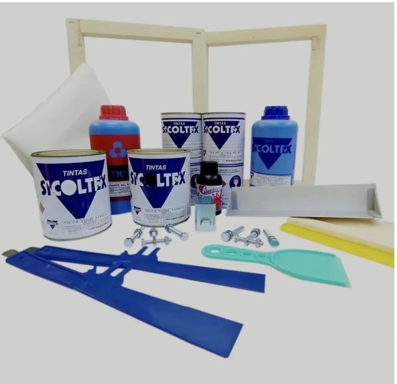 Kit completo de serigrafia silk screen 