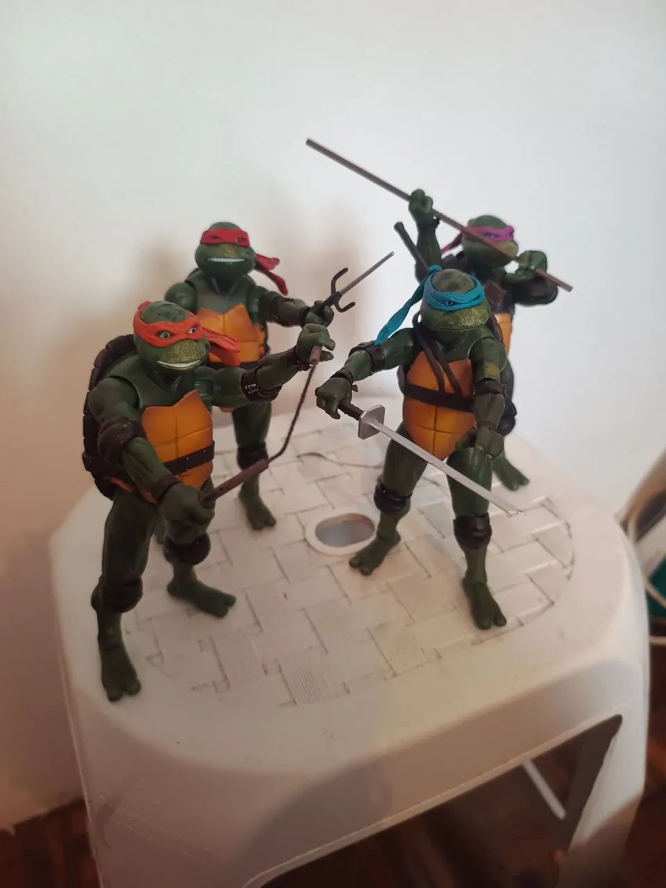 Tartarugas Ninja versão filme dos anos 90 - articuladas - Foto 2