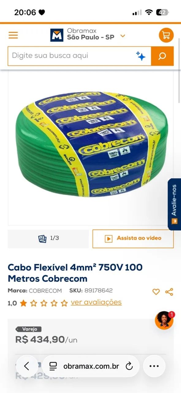 ELÉTRICOS COBRECOM ? NOVOS! ?  - Foto 2