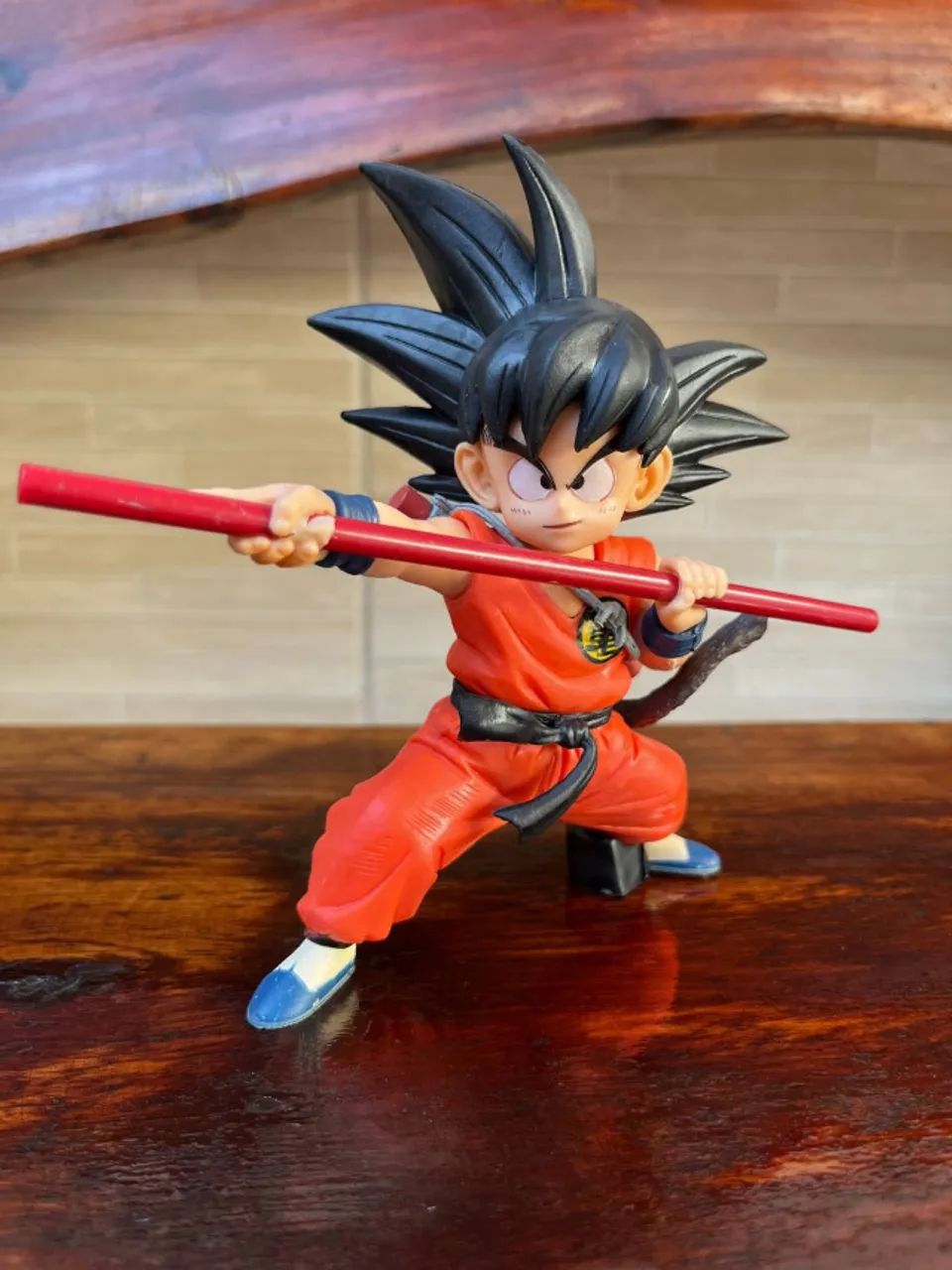 Action Figure Dragon Ball - Goku Bastão 14cm