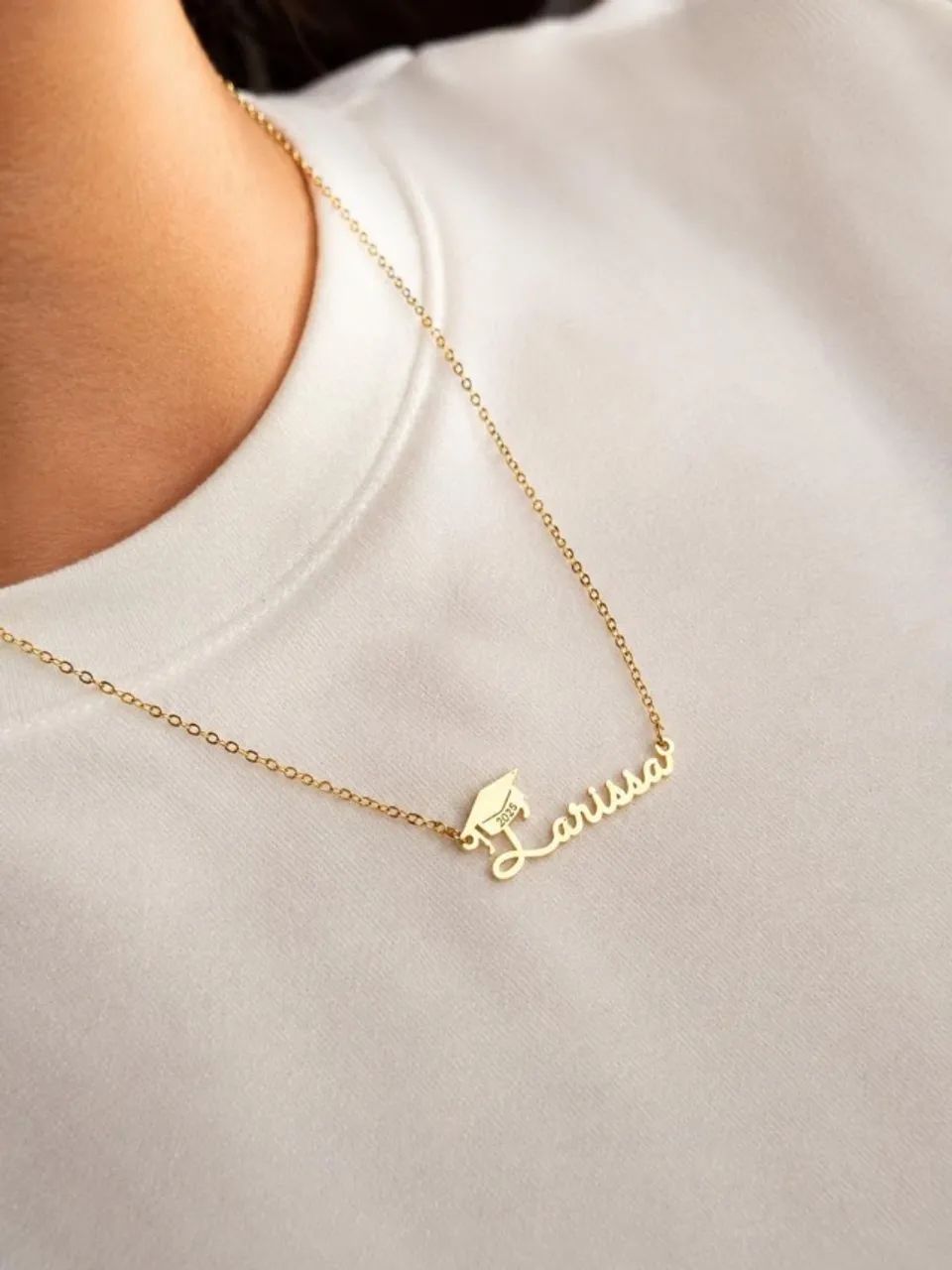 Colar personalizado c/nome para formatura
