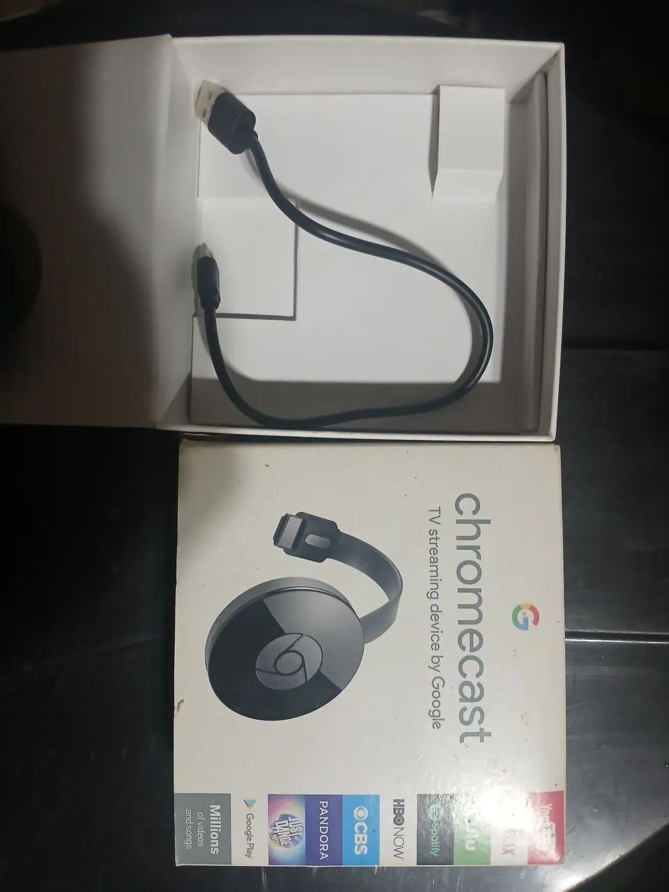 Chromecast TV streaming devido by Google Novo  - Foto 4