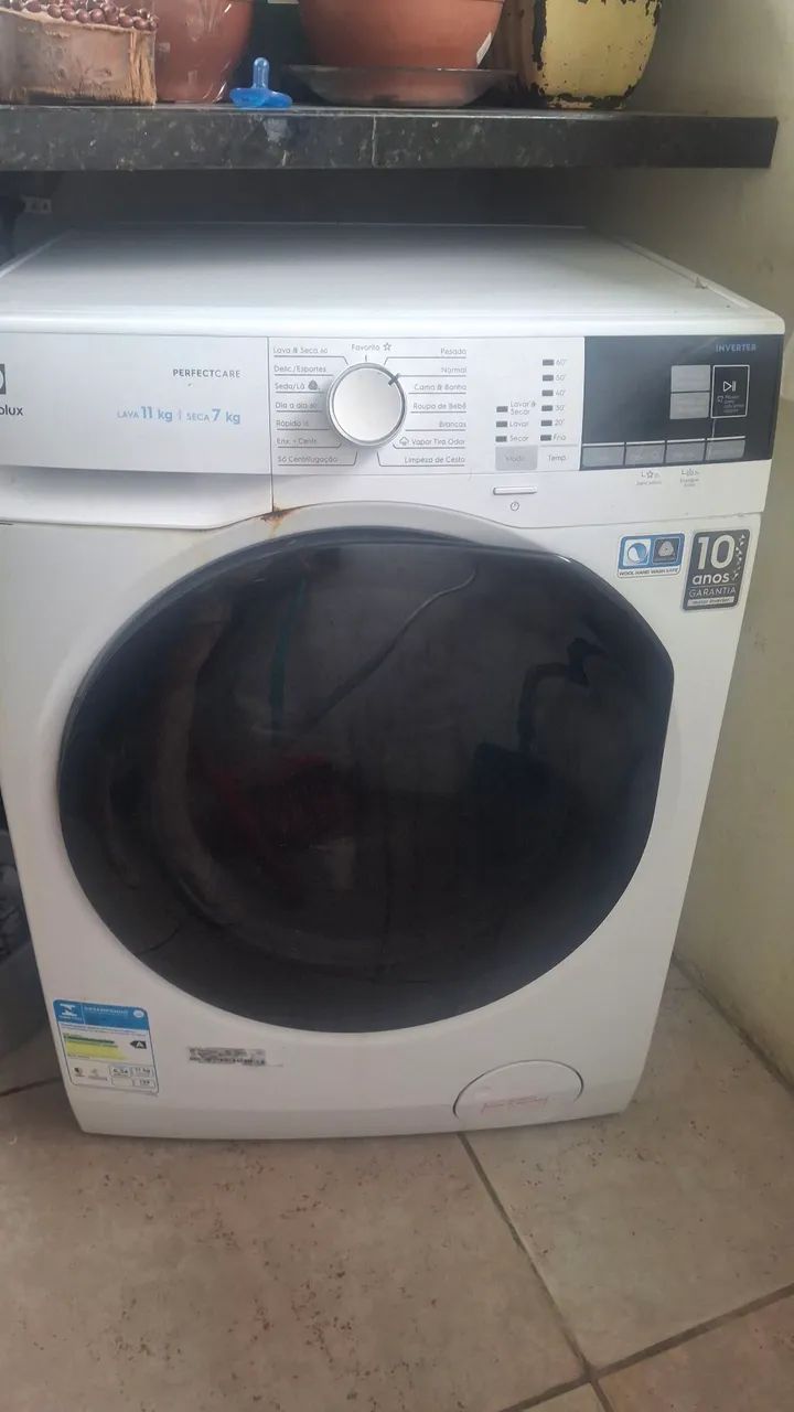 Lava e seca c defeito