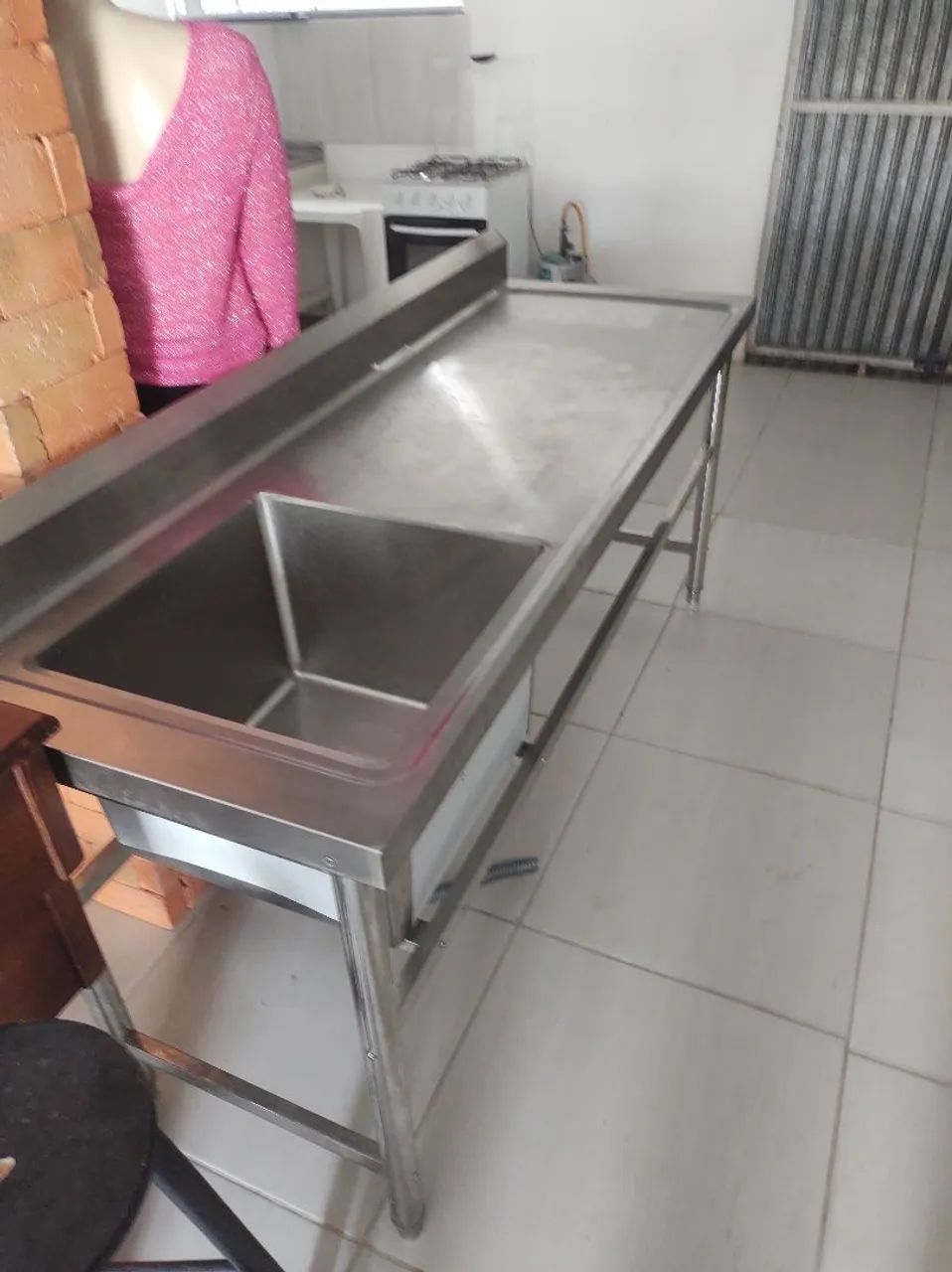 Mesa inox acougue